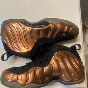 Nike air foamposite copper